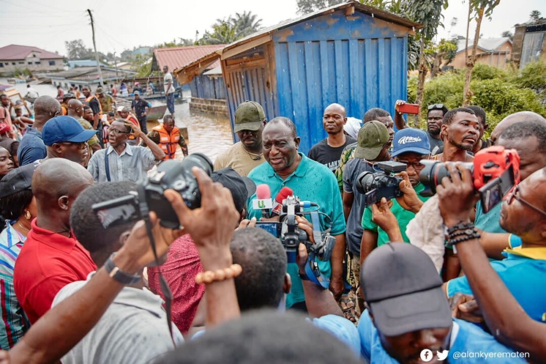 Alan fulfills promise; acts as Godfather for flood victims in Volta Region