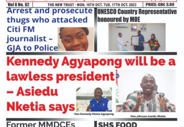 Monday,16th October,2023 Edition of The New Trust Newspaper