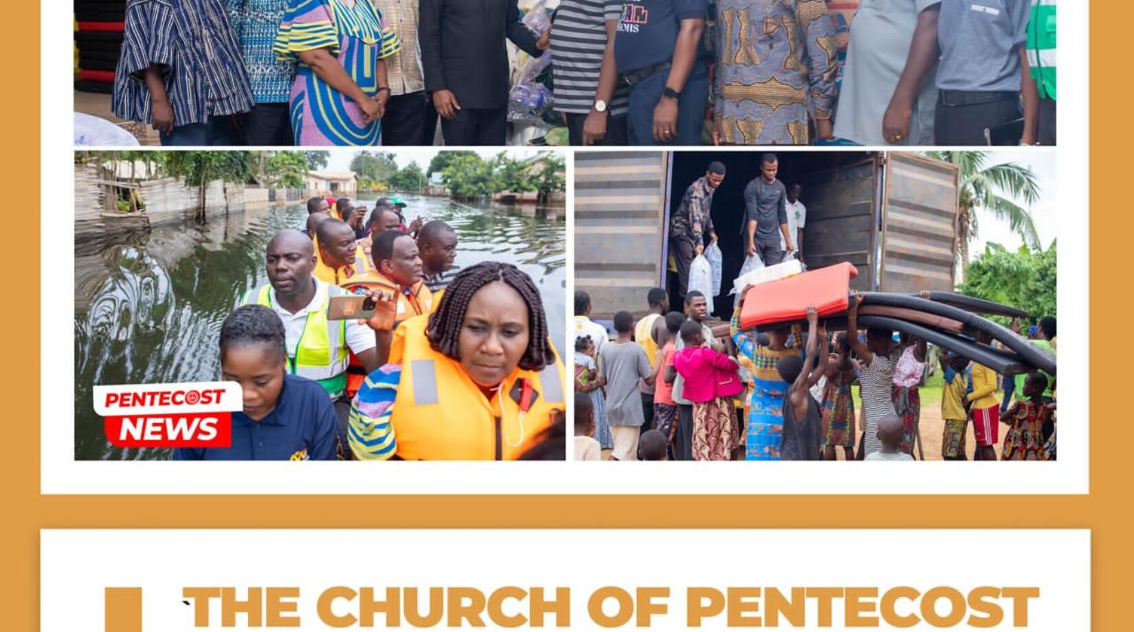 The Church Of Pentecost Supports Flood Victims At Mepe, Battor