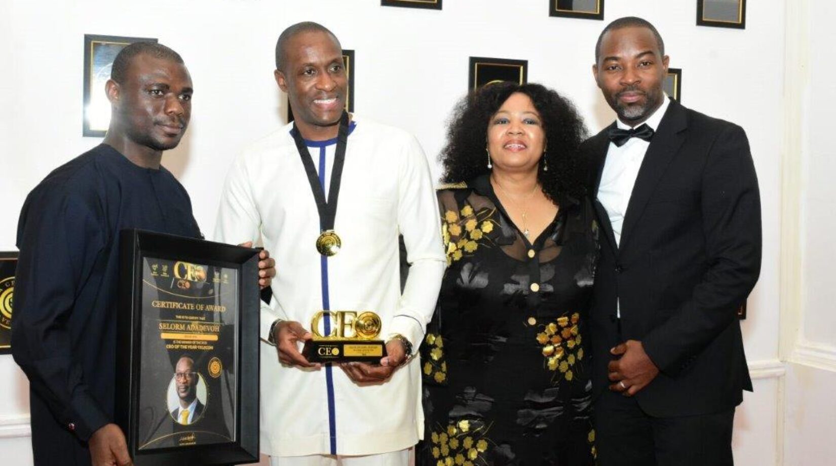 2nd edition of Ghana CEO Vision and Awards:MTN GHANA CEO AND MOBILEMONEY LIMITED CEO AWARDED 