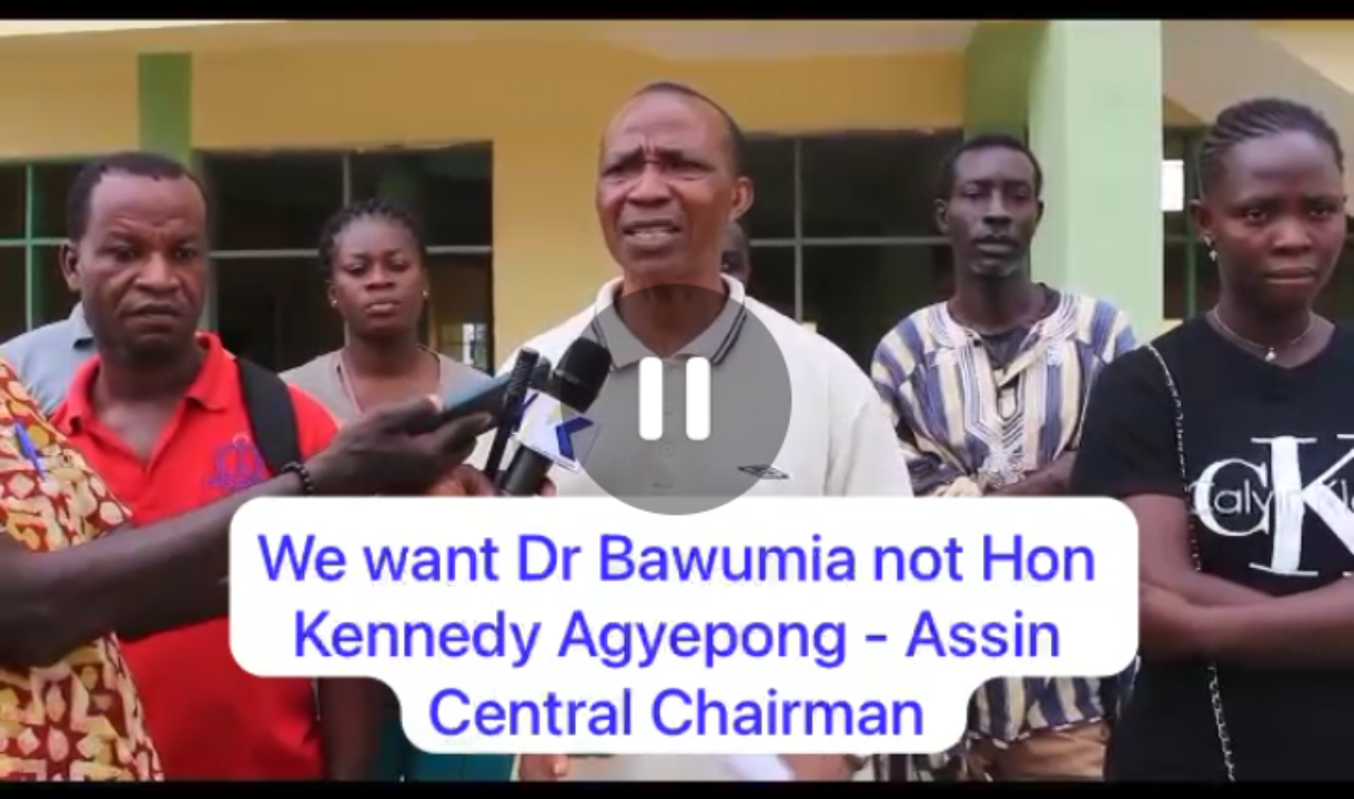Video:We Want Dr.Bawumia Not Hon.Kennedy Agyapong-Assin Central Chairman declares ahead of Nov.4 Primaries