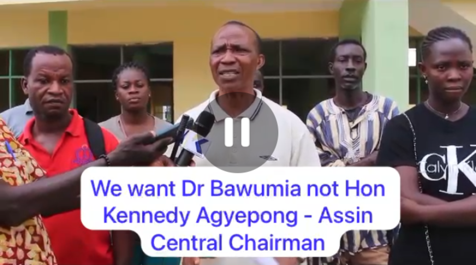 Video:We Want Dr.Bawumia Not Hon.Kennedy Agyapong-Assin Central Chairman declares ahead of Nov.4 Primaries