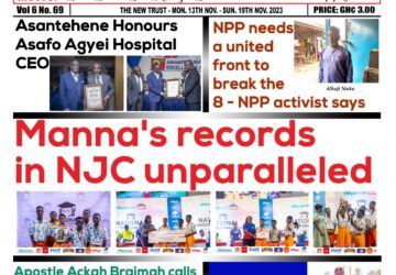 Monday,13th November,2023 Edition of The New Trust Newspaper