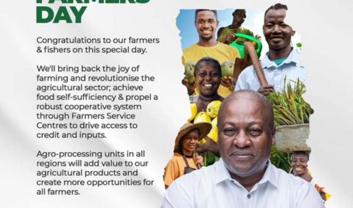 39th Farmers Day Celebration:NDC will prioritise farmers’ welfare; create more opportunities – Mahama assures
