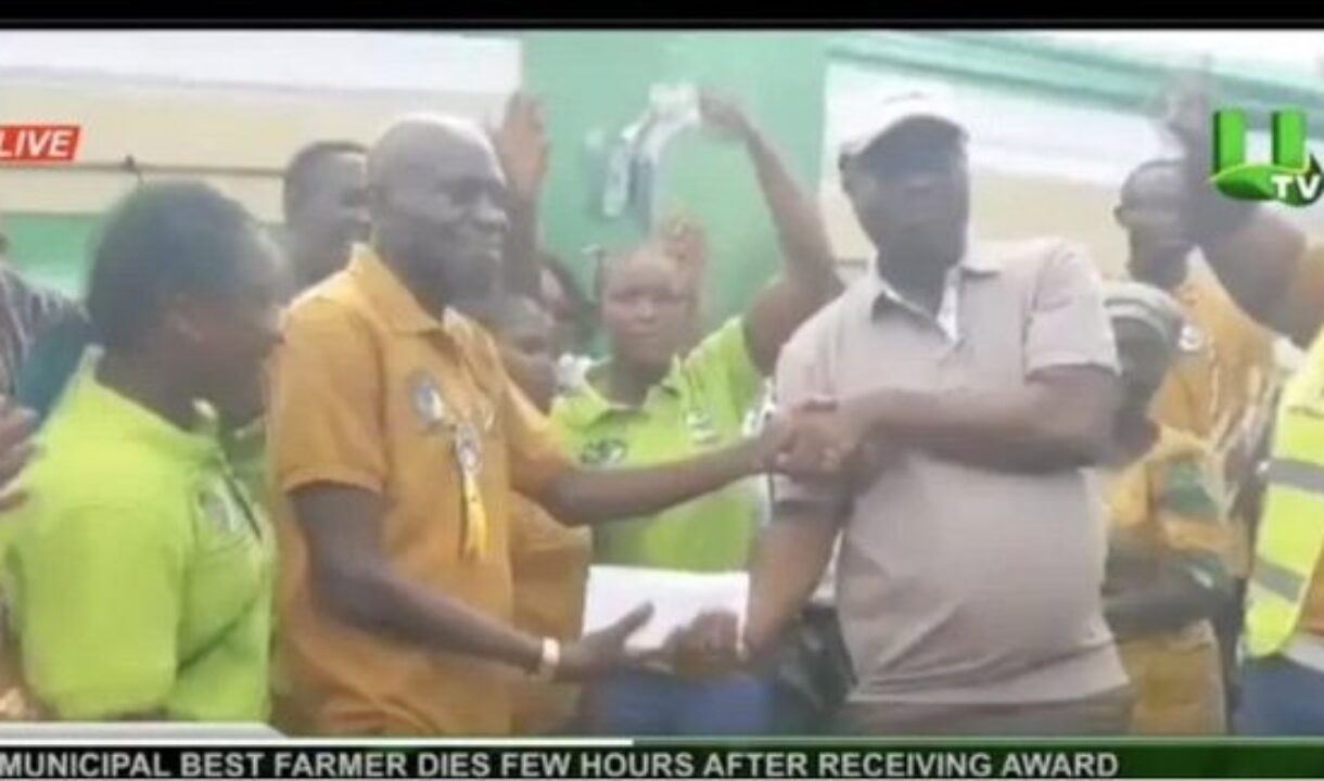 A/R:Asante Mampong Best Farmer Dies hours after Winning Award – Report reveals