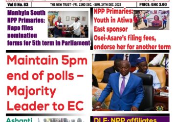Friday,22nd December,2023 Edition of The New Trust Newspaper