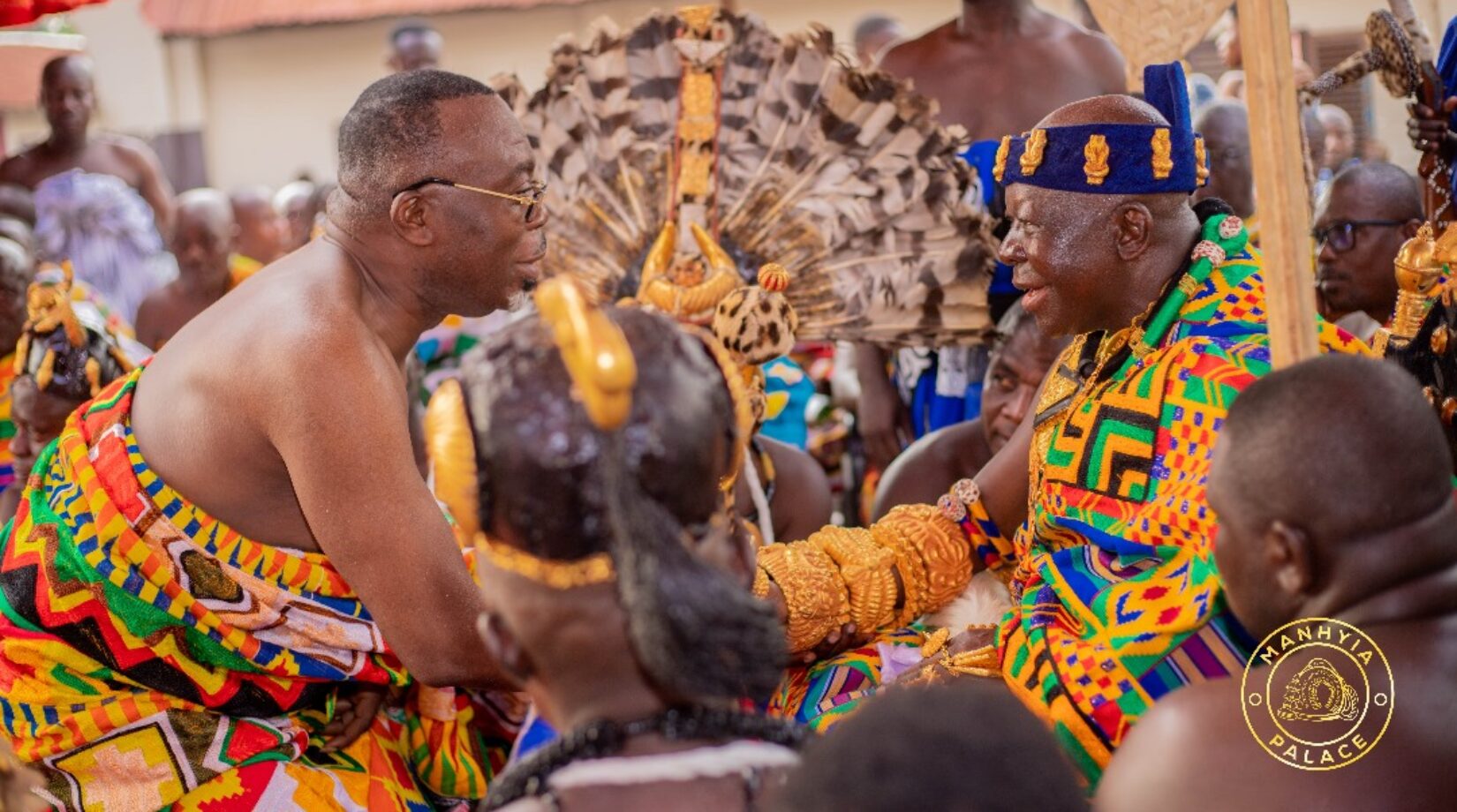 Chieftaincy Minister, JFK, Others Pay Homage To Otumfuo At First Akwasidae Of 2024