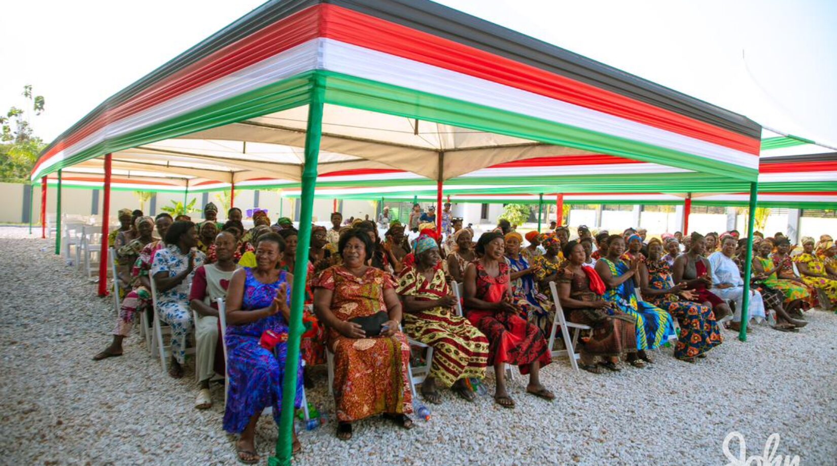 Lordina Mahama hosts & encourages widows in Ampoma