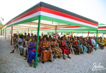 Lordina Mahama hosts & encourages widows in Ampoma