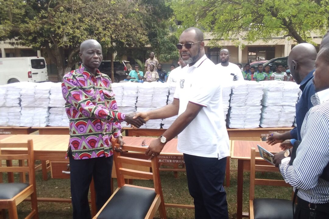 Napo Donates Educational Materials To St. Louis College, All Basic Schools In Manhyia South