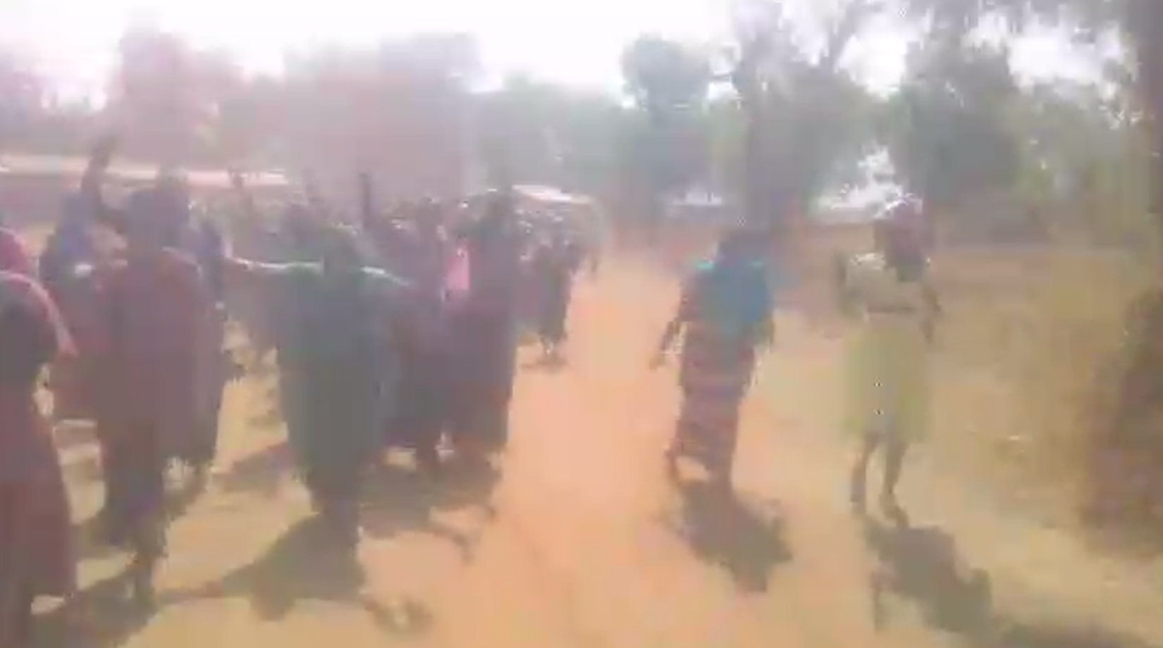 Women protest against military intervention in Bawku