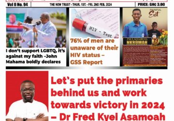 The New Trust Newspaper,Thursday,1st February,2024 Edition