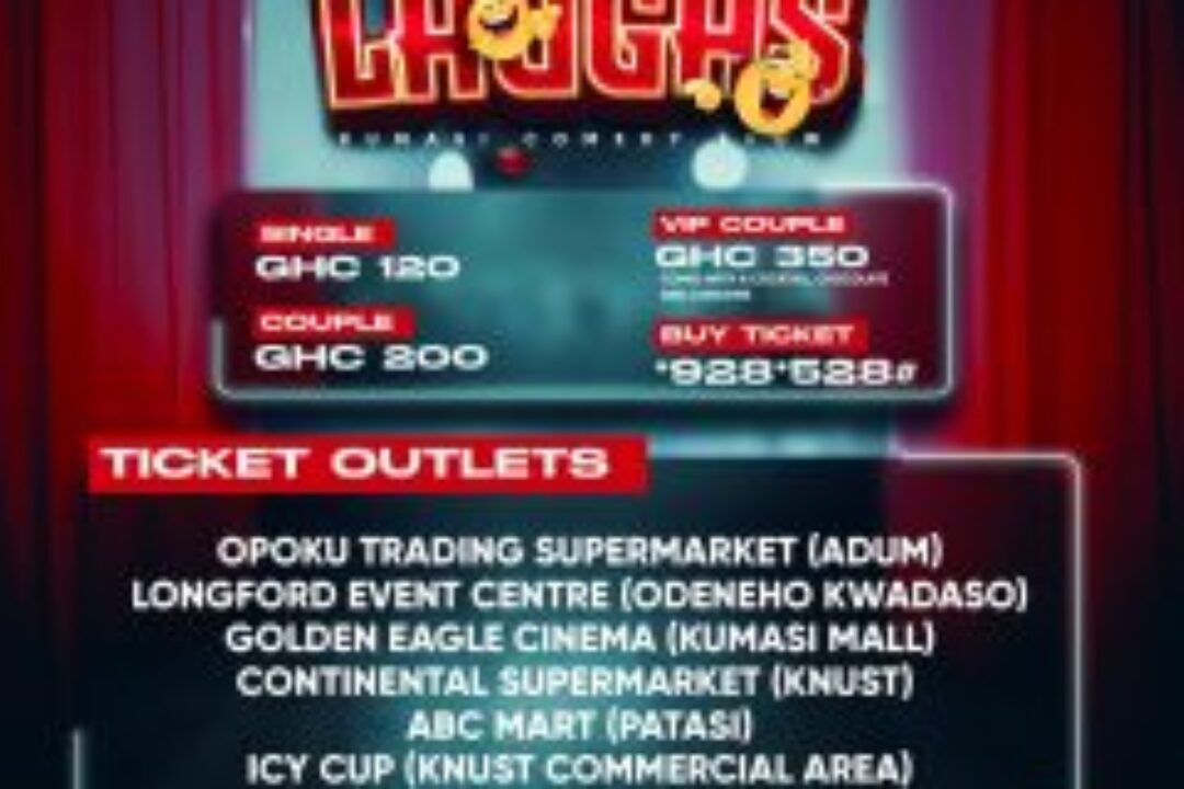 THE BIG EVENT … As E-HUB, In Partnership With Longford Group Of Companies, Presents ‘Luv & Laugh Kumasi Comedy Show’ On February 17