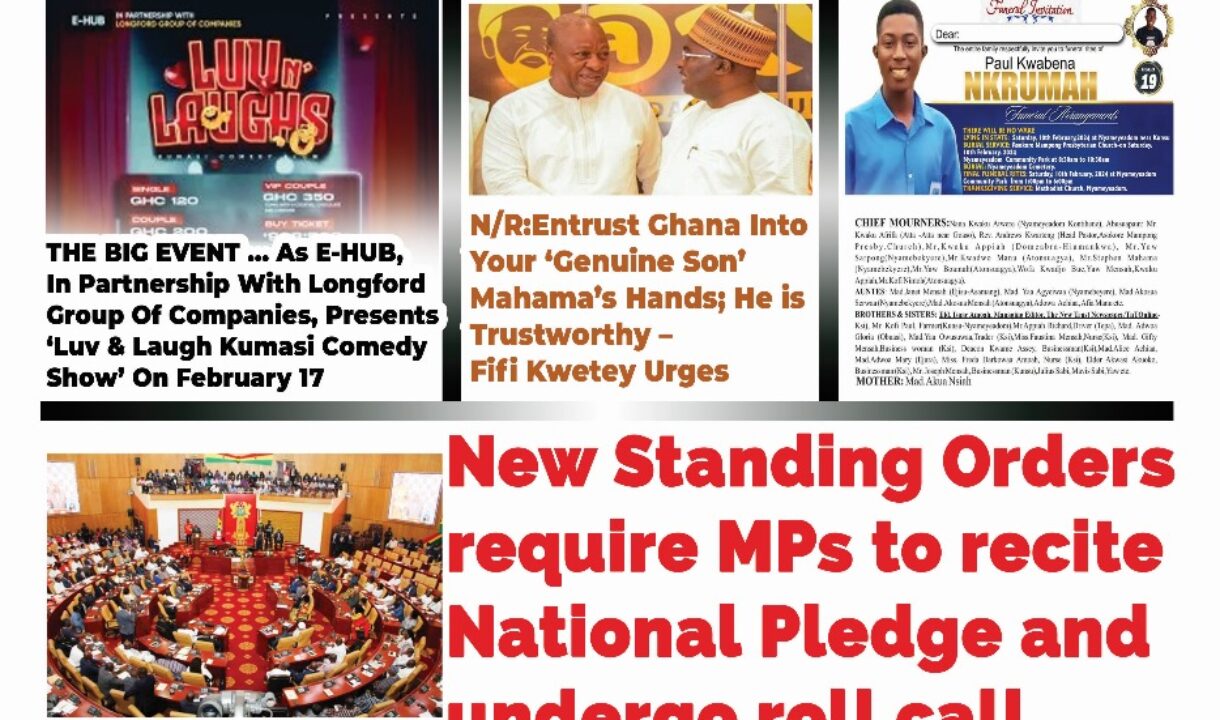 The New Trust Newspaper,Wed.7th February,2024 Edition