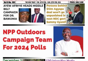 The New Trust Newspaper, Tuesday,20th February,2024 Edition