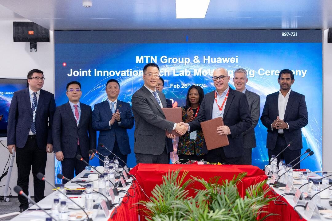 MTN and Huawei Sign MoU for Joint Innovation Tech Lab to Boost Digital Transformation in Africa