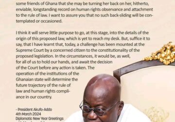 Anti-LGBTQ+ Bill Yet to reach my desk-President Akufo-Addo reveals