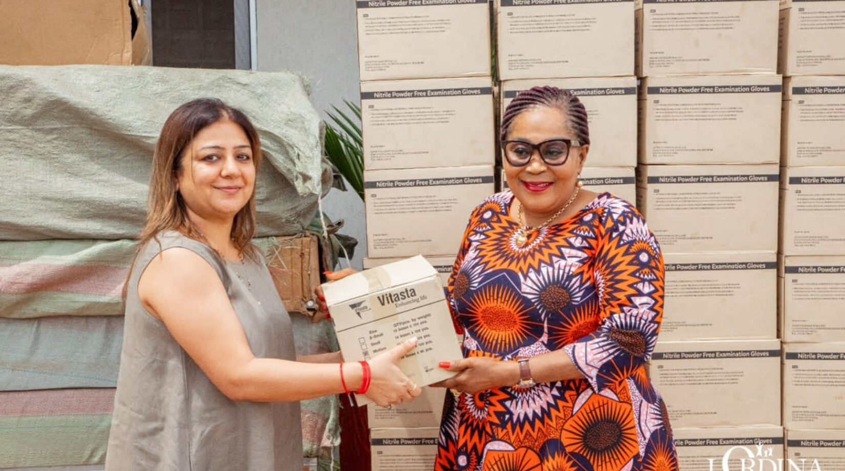 Lordina Foundation receives medical equipment from Advent International