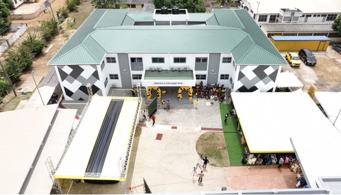 the new state-of-the-art maternity and neonatal intensive care unit (NICU) block at the Keta Municipal Hospital
