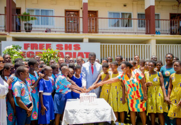 Dr Adutwum marks 60th birthday with school children