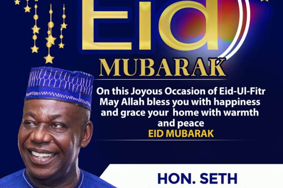 Seth Osei Akoto Wishes all Muslims Happy Eid UI Mubarak