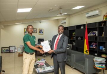 Dr Adutwum praises  a Ghanaian student for winning  Global Cambridge AS Level French Exam in 2023