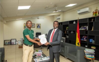 Dr Adutwum praises  a Ghanaian student for winning  Global Cambridge AS Level French Exam in 2023