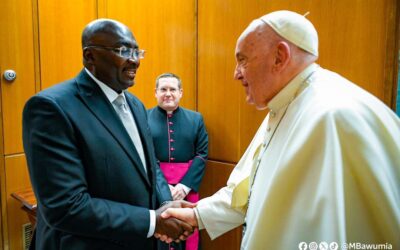 Dr.Bawumia meets Pope Francis