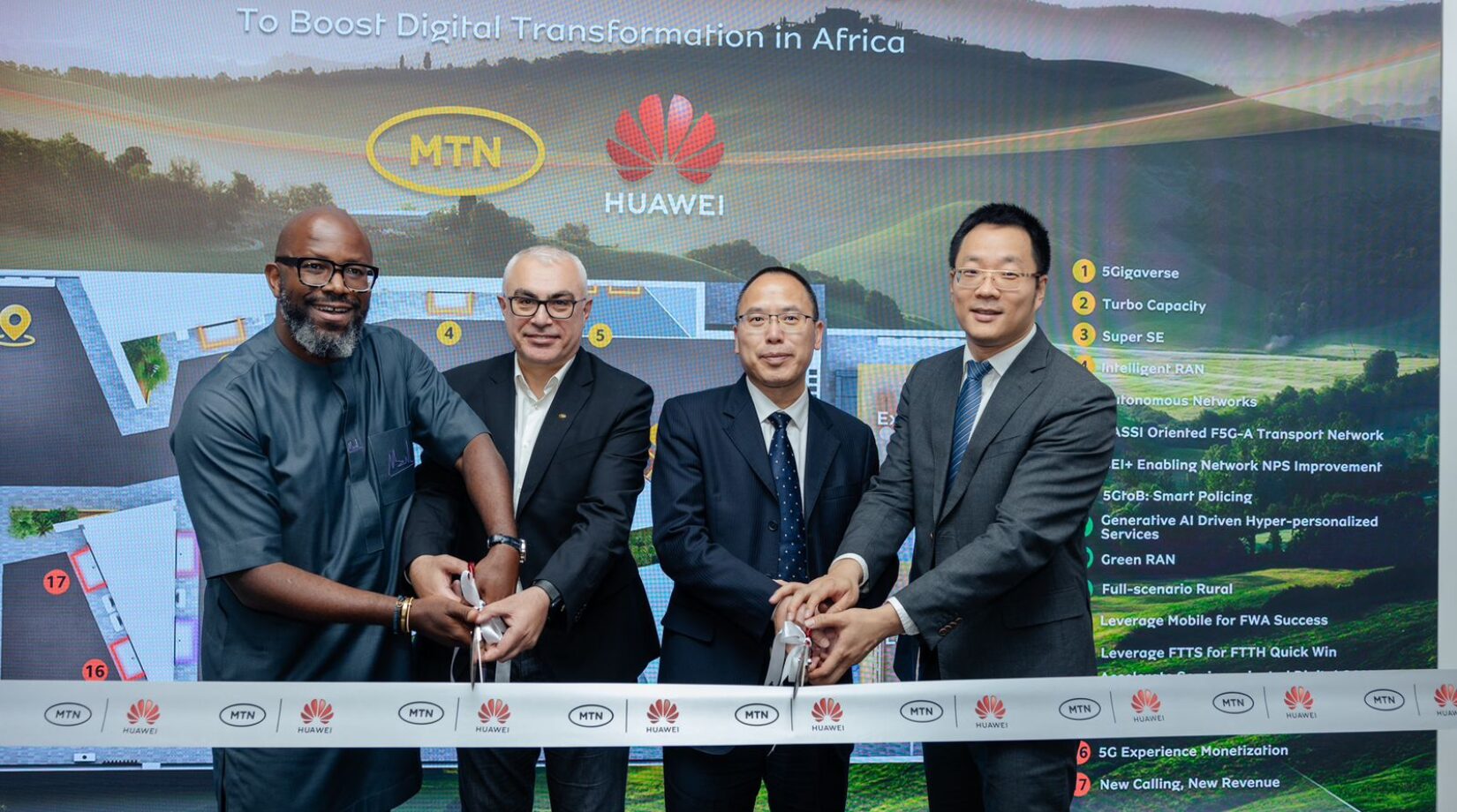 MTN and Huawei launch Joint Technology Innovation Lab to drive Africa’s digital transformation and sustainable development.