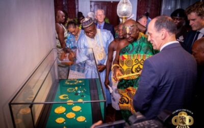 Asante royal artefacts on display for public viewing at Manhyia Museum