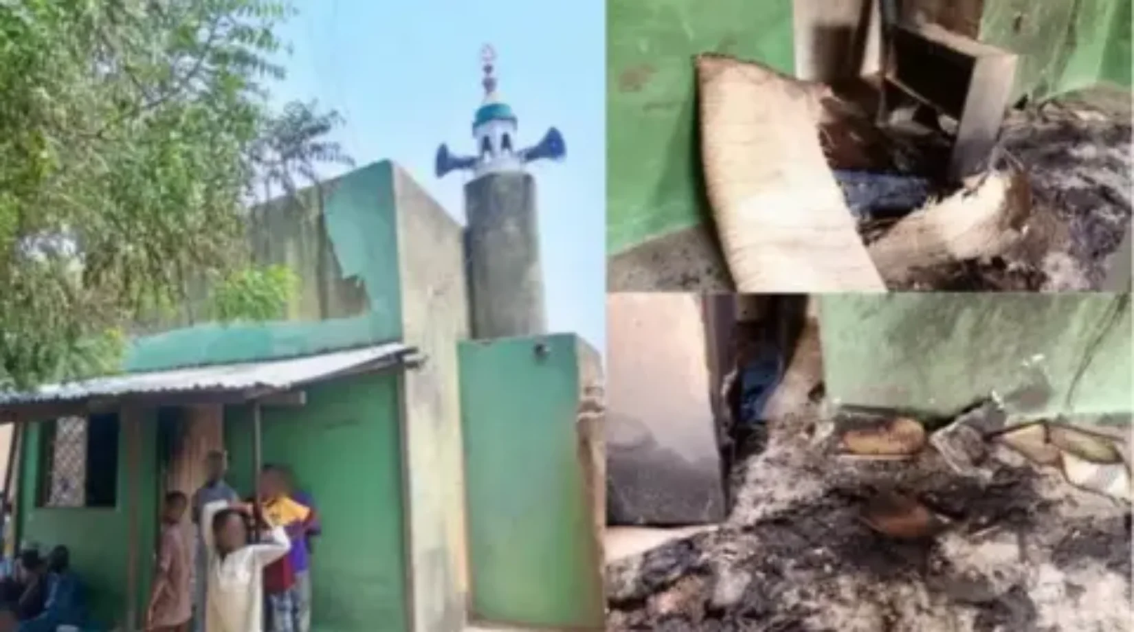 Sad News:Worshippers locked in Nigeria mosque and set on fire