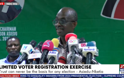 Stolen BVR kits could be used to register people illegally – NDC reiterates suspicion