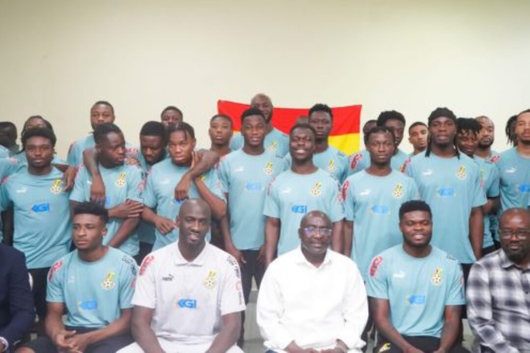 A/R:Bawumia Visits Black Stars Ahead of Central African Republic Clash in Kumasi