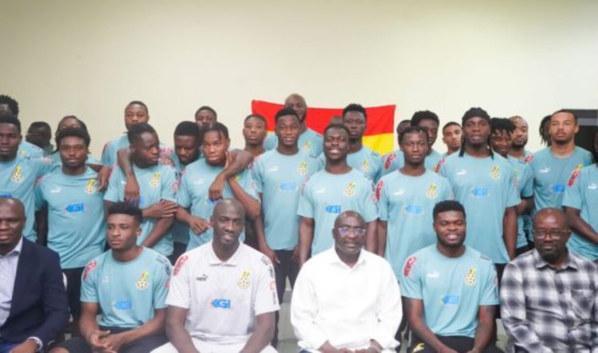 A/R:Bawumia Visits Black Stars Ahead of Central African Republic Clash in Kumasi