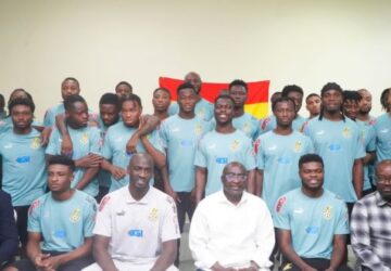 A/R:Bawumia Visits Black Stars Ahead of Central African Republic Clash in Kumasi