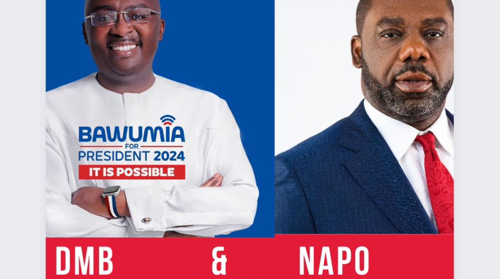 Napo favourite to be named Bawumia’s running mate…as Onyinah, Frema, Adutwum ‘dropped’ – Report