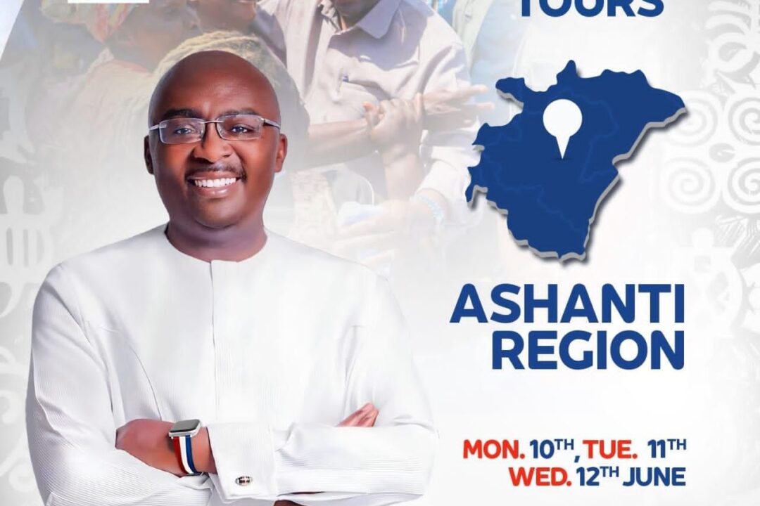 Bawumia fever grips Ashanti Region…as he begins three-day tour today