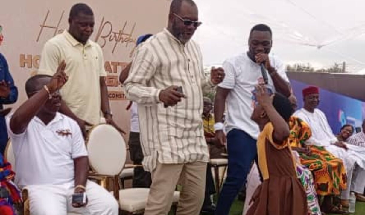 Pictures & Video:Napo displays dancing skills at his 56th Birthday party for over,1,500 kids in Ksi