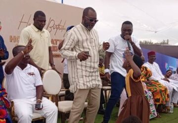 Pictures & Video:Napo displays dancing skills at his 56th Birthday party for over,1,500 kids in Ksi