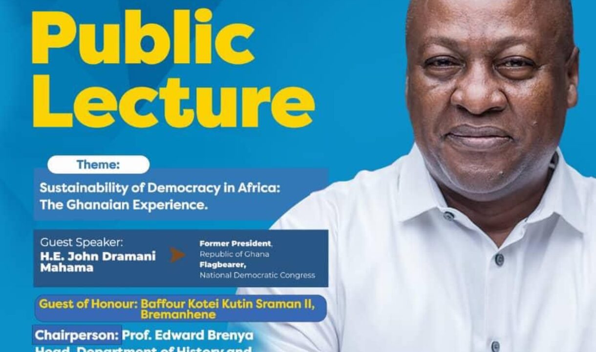 John Mahama to storm Ashanti region for Public lecture at CSU today