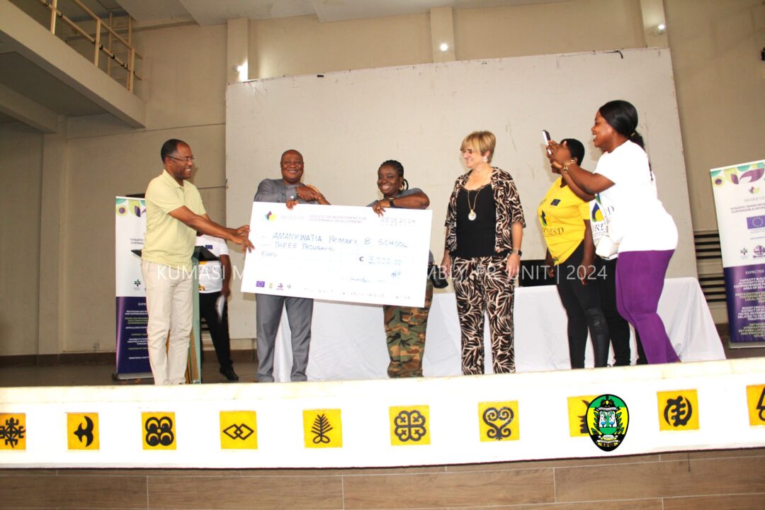 Amankwatia primary school grabs 3000 euros for winning KMA-Horesd inter-school waste segregation and recycling challenge