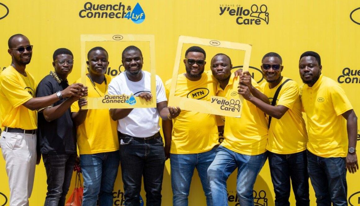 email1718108556248A group picture of some MTN employees after the launch of Y’ello Care in Kumasi