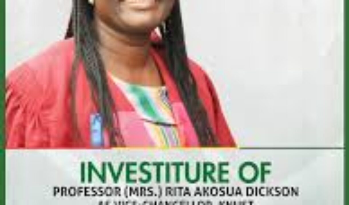 Breaking news:Prof Rita Akosua Dickson gets renewal of mandate as KNUST VC