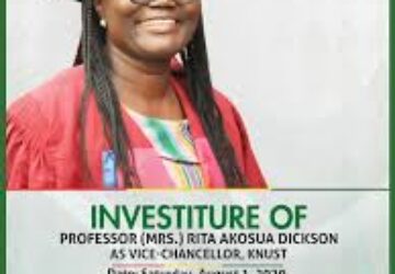 A/R:Suit filed to block Prof. Rita Akosua Dickson’s re-appointment as KNUST VC