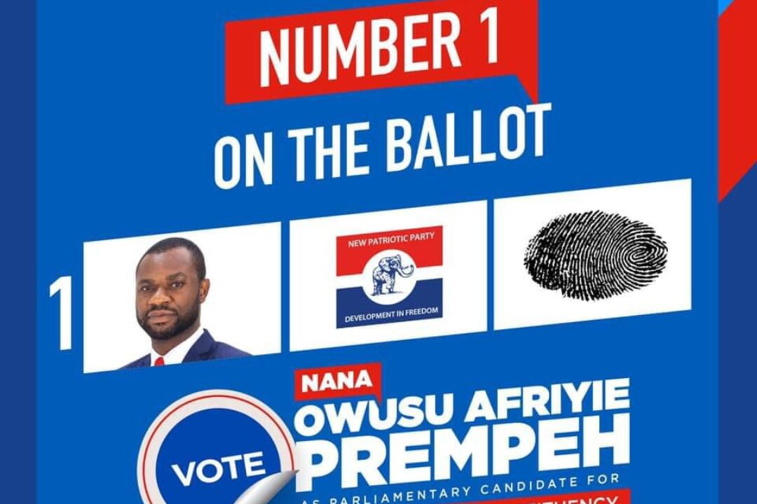 Manhyia South NPP primaries: Nana Owusu Afriyie Prempeh picks no.1 on ballot