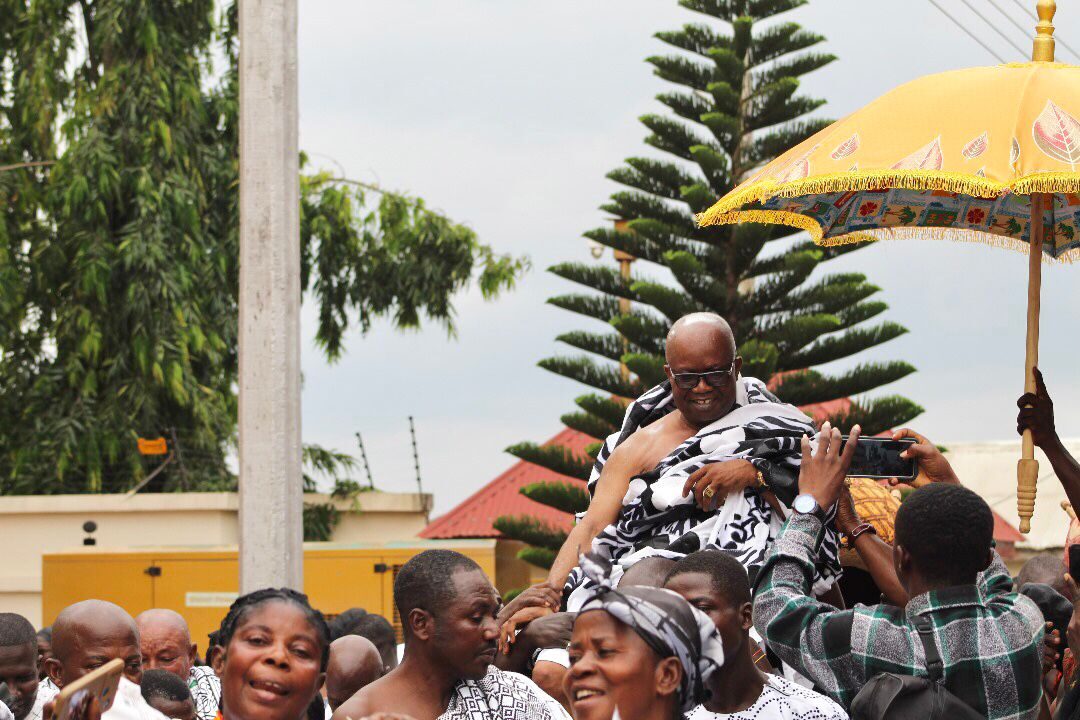 Former Amansie Central DCE is first Bekwai Aboafohene… swears allegiance to Nana Osei Kwadwo Ababio