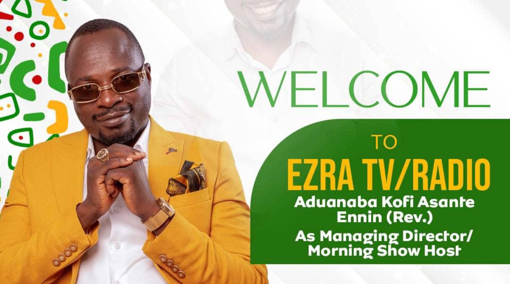 Infographic:Kofi Asante Ennin takes over Ezra TV/radio as MD and morning show host