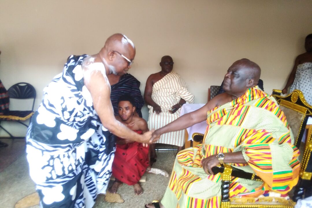 Pictures & Videos:Big joy as Dr.Nana Kwame Asamoah-Boateng takes office as Bekwai Aboafohene