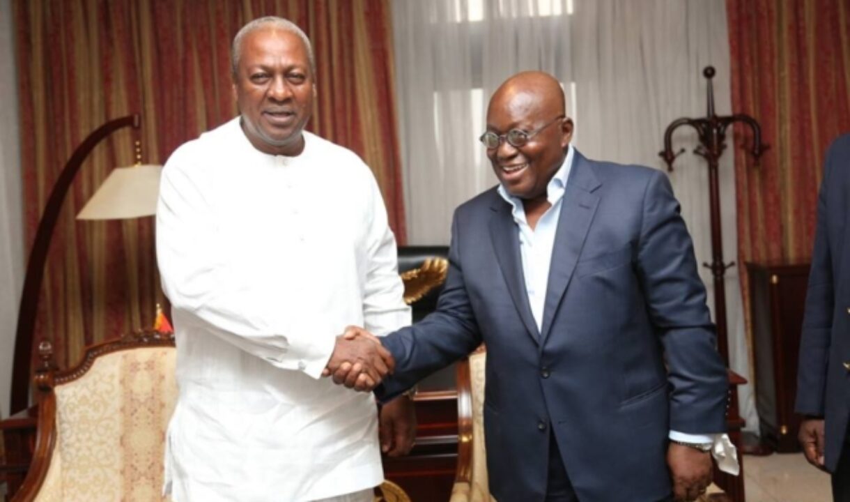 You’ll hand over to me once I’m elected; you can’t do anything else – Mahama to Pres.Akufo-Addo