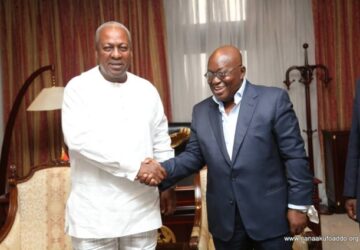 You’ll hand over to me once I’m elected; you can’t do anything else – Mahama to Pres.Akufo-Addo